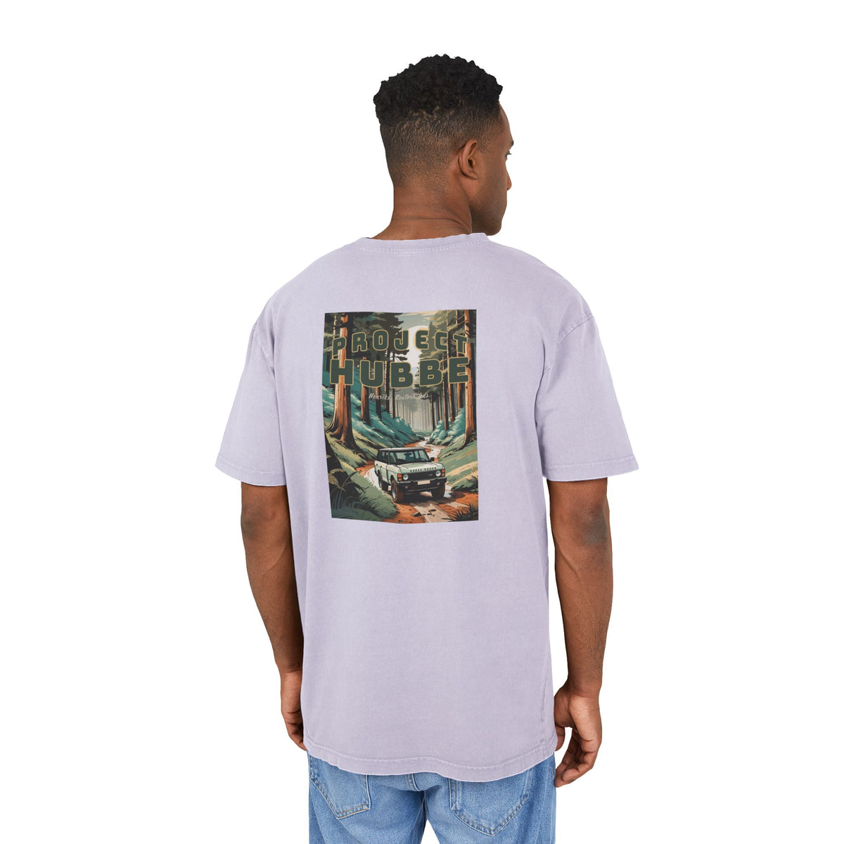 (EU) Oversize Tee - Project Hubbe Acid Washed Men's T-Shirt