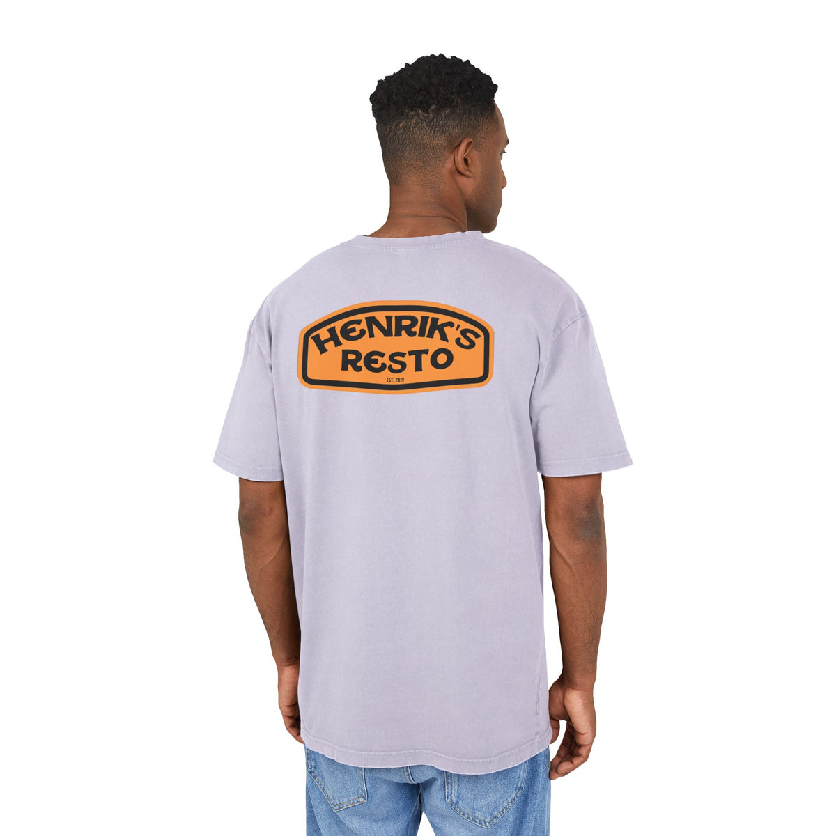 (EU) - Oversize Tee Men's Acid Washed 'Camel Trophy' Homage Shirt
