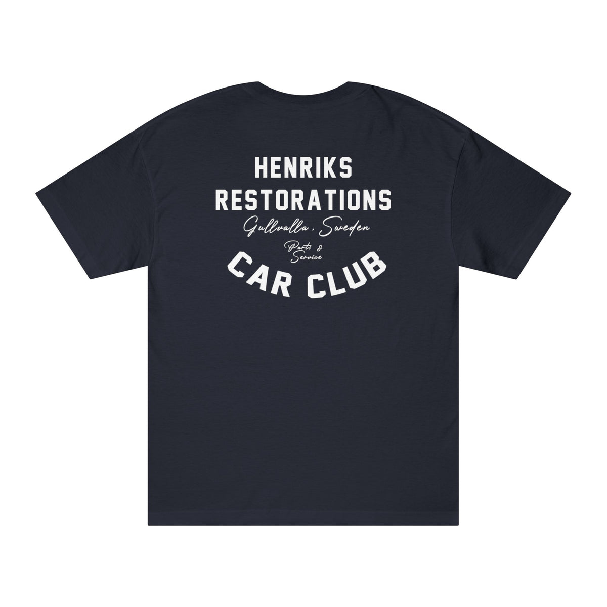 Car Club Unisex Classic Tee - Henriks Restorations Design