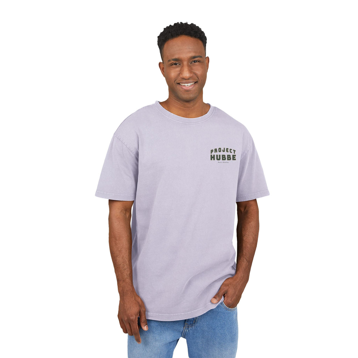 (EU) Oversize Tee - Project Hubbe Acid Washed Men's T-Shirt