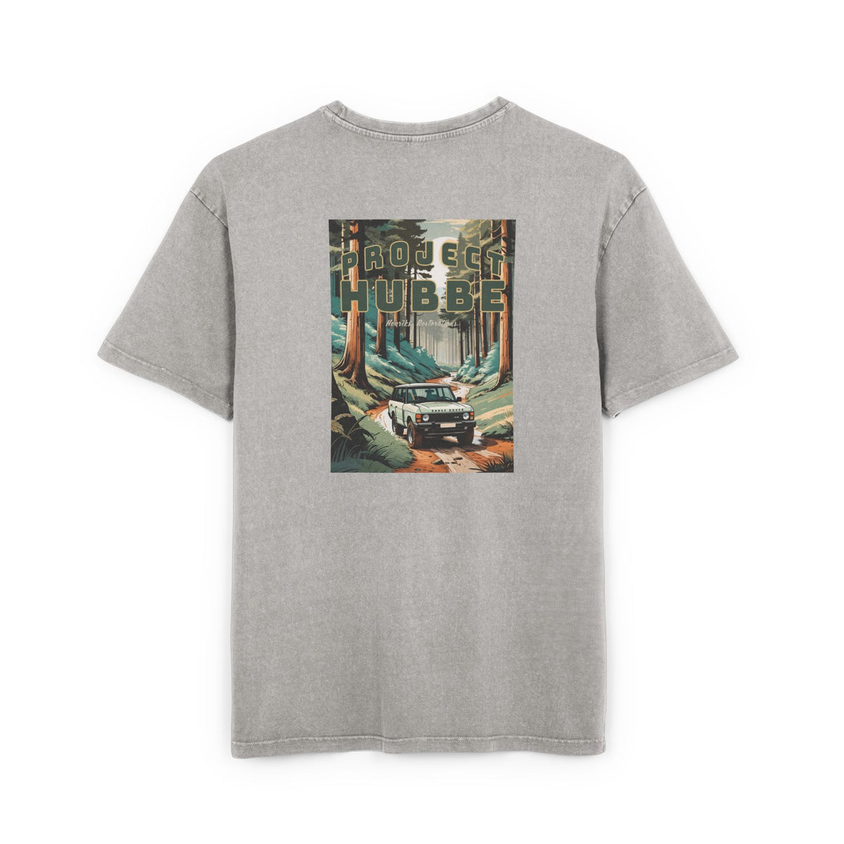 (EU) Oversize Tee - Project Hubbe Acid Washed Men's T-Shirt
