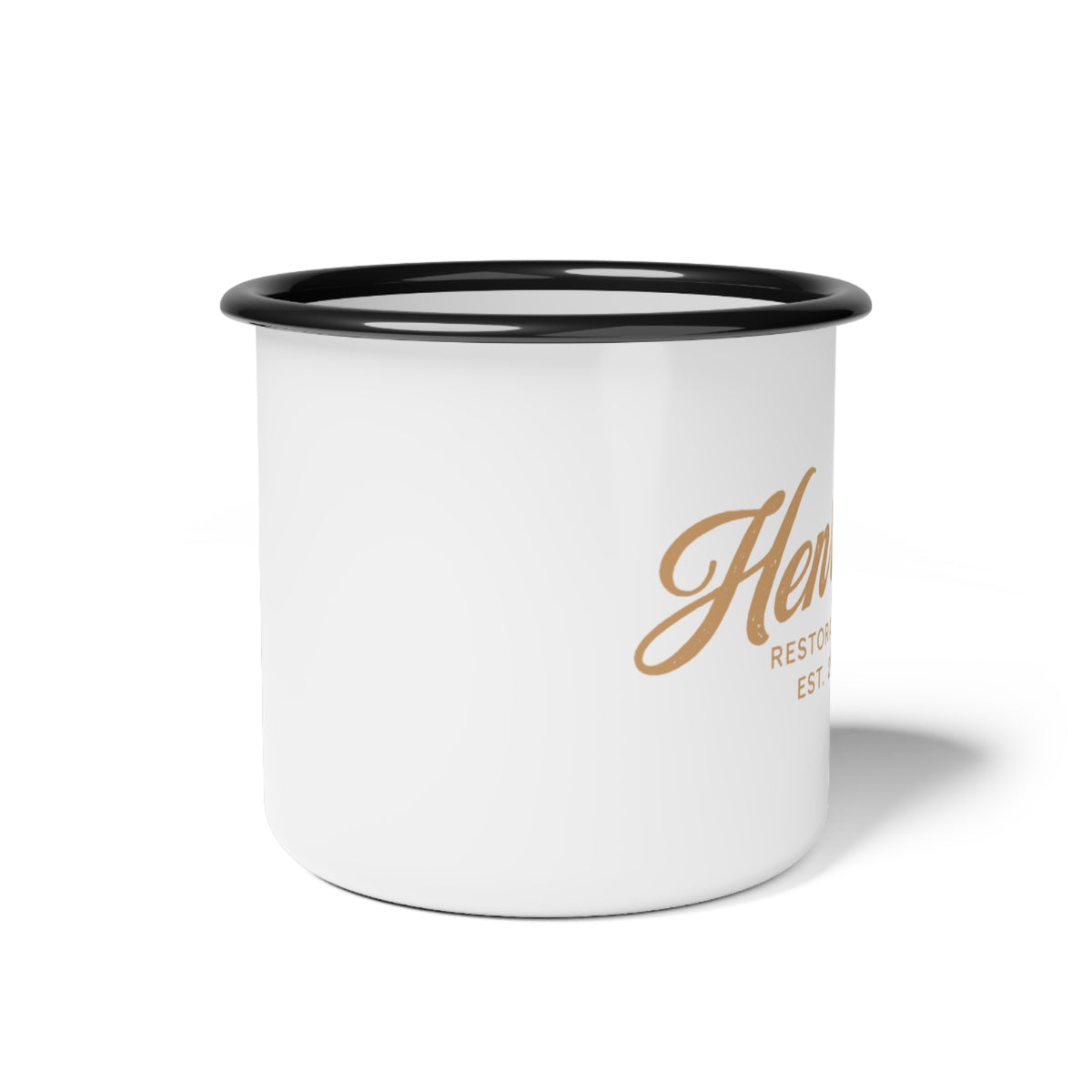 Enamel Camp Cup - Henriks Restorations Vintage Camping Coffee Mug