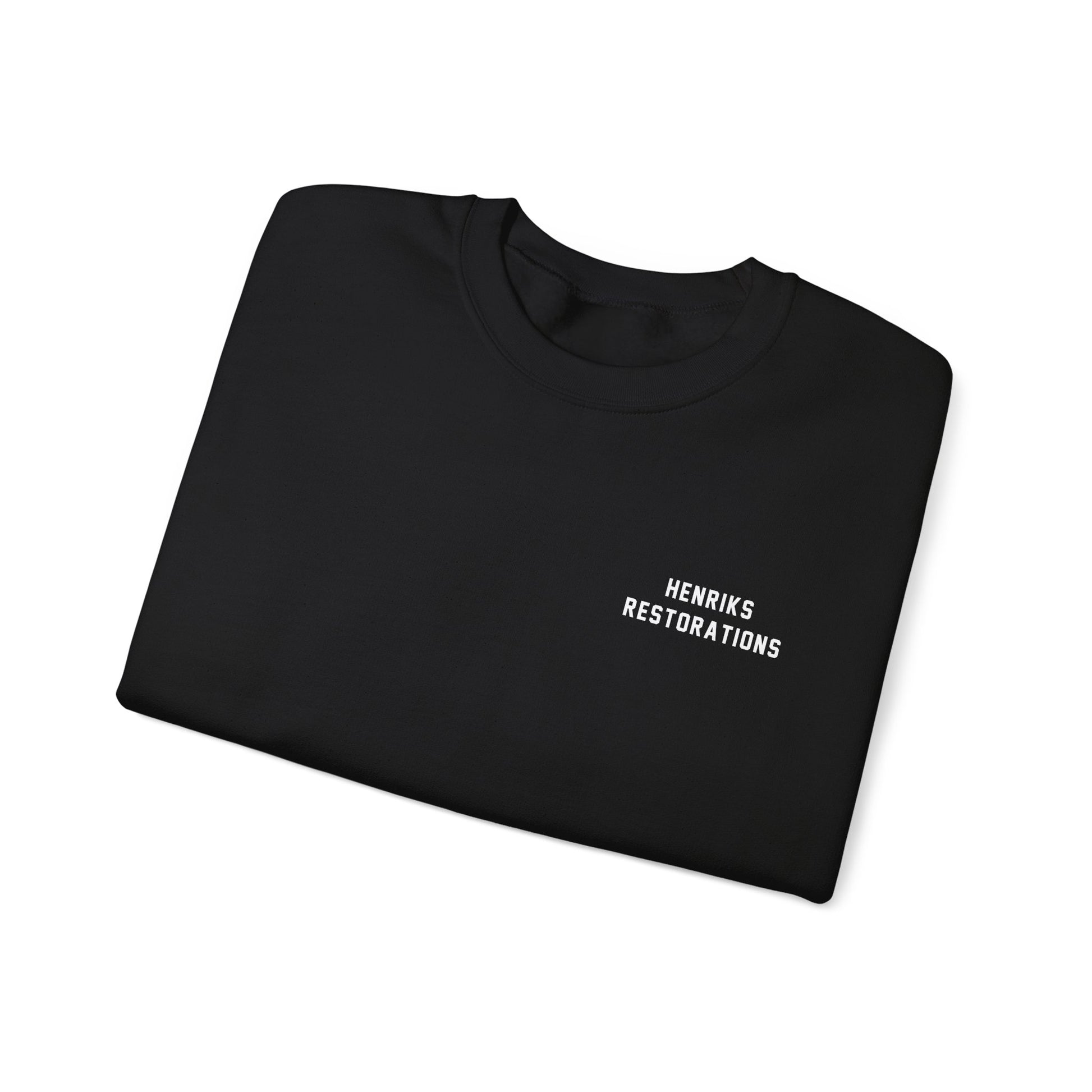 Henriks Restorations Crewneck Sweatshirt - White Print