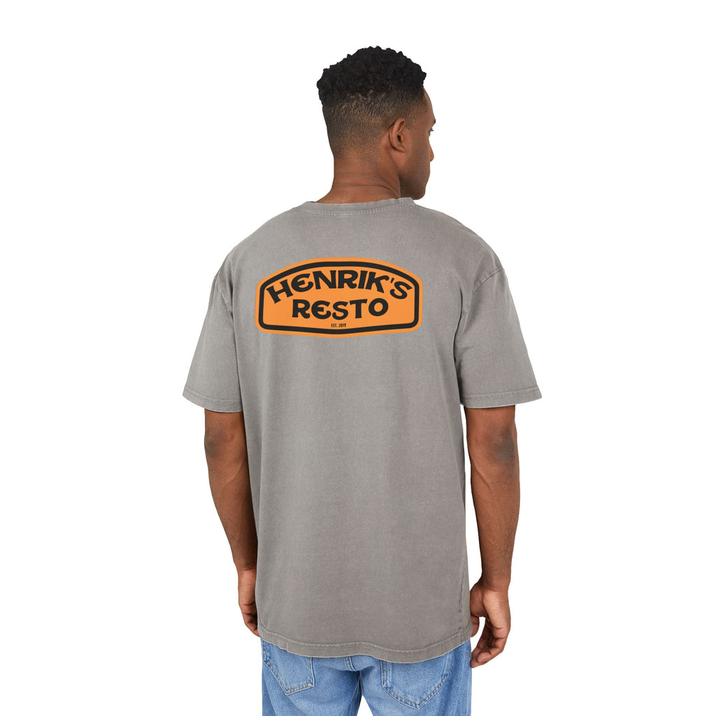 (EU) - Oversize Tee Men's Acid Washed 'Camel Trophy' Homage Shirt