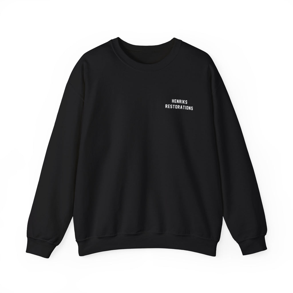 Henriks Restorations Crewneck Sweatshirt - White Print