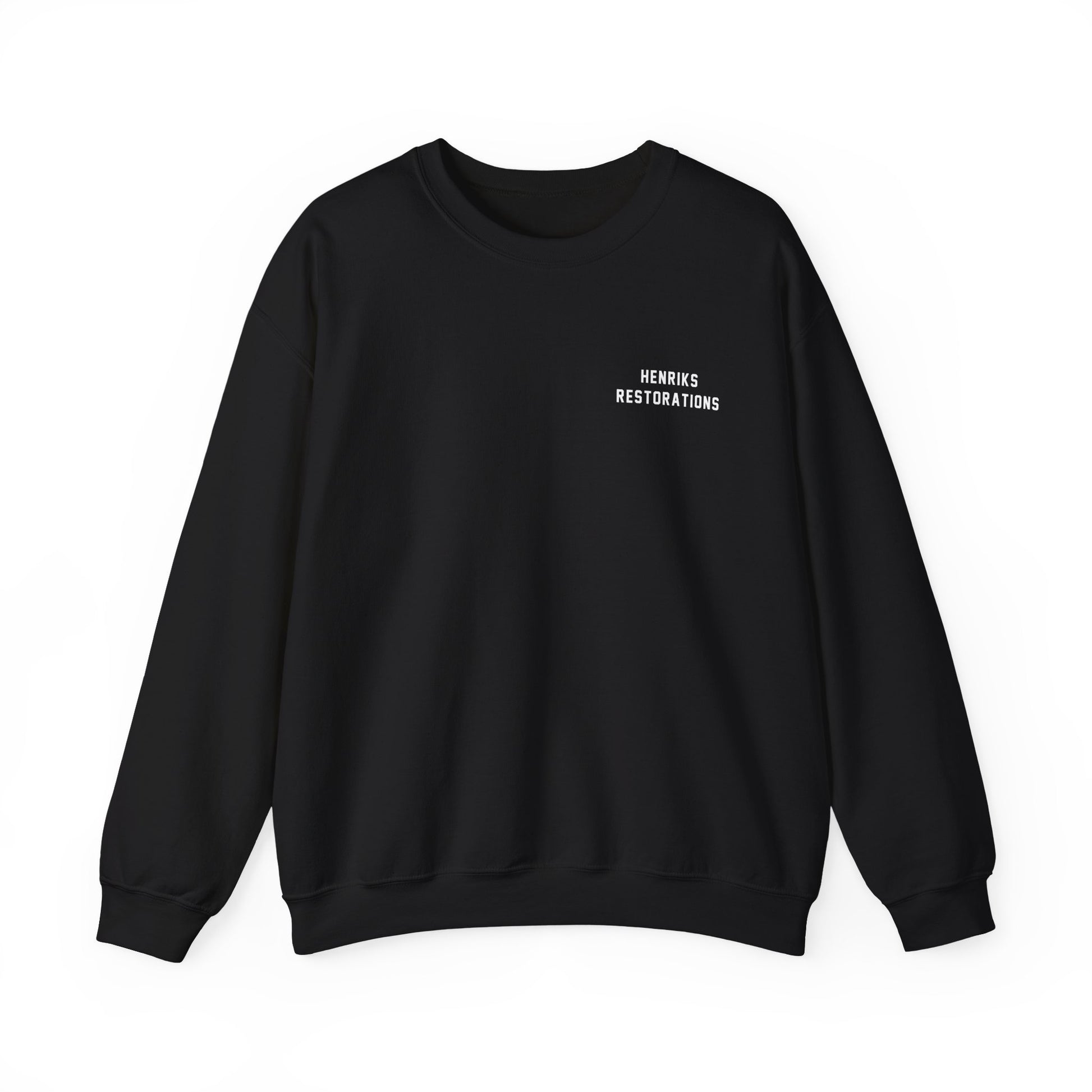 Henriks Restorations Crewneck Sweatshirt - White Print