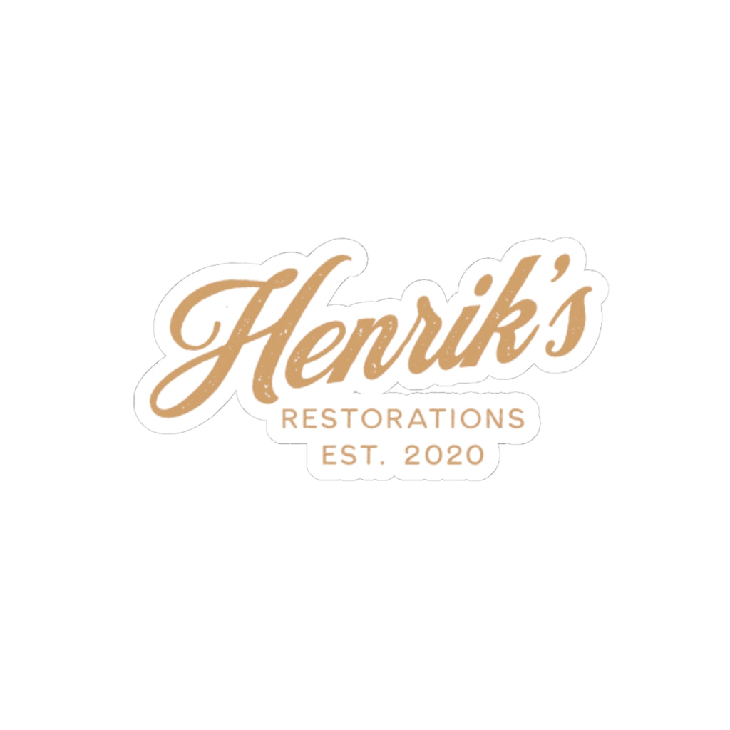 Henriks Restorations original sticker