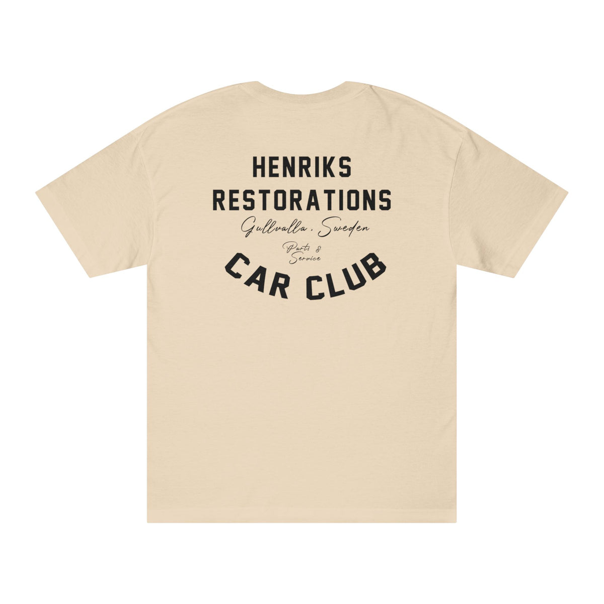 Car Club Unisex Classic Tee - Henriks Restorations Design