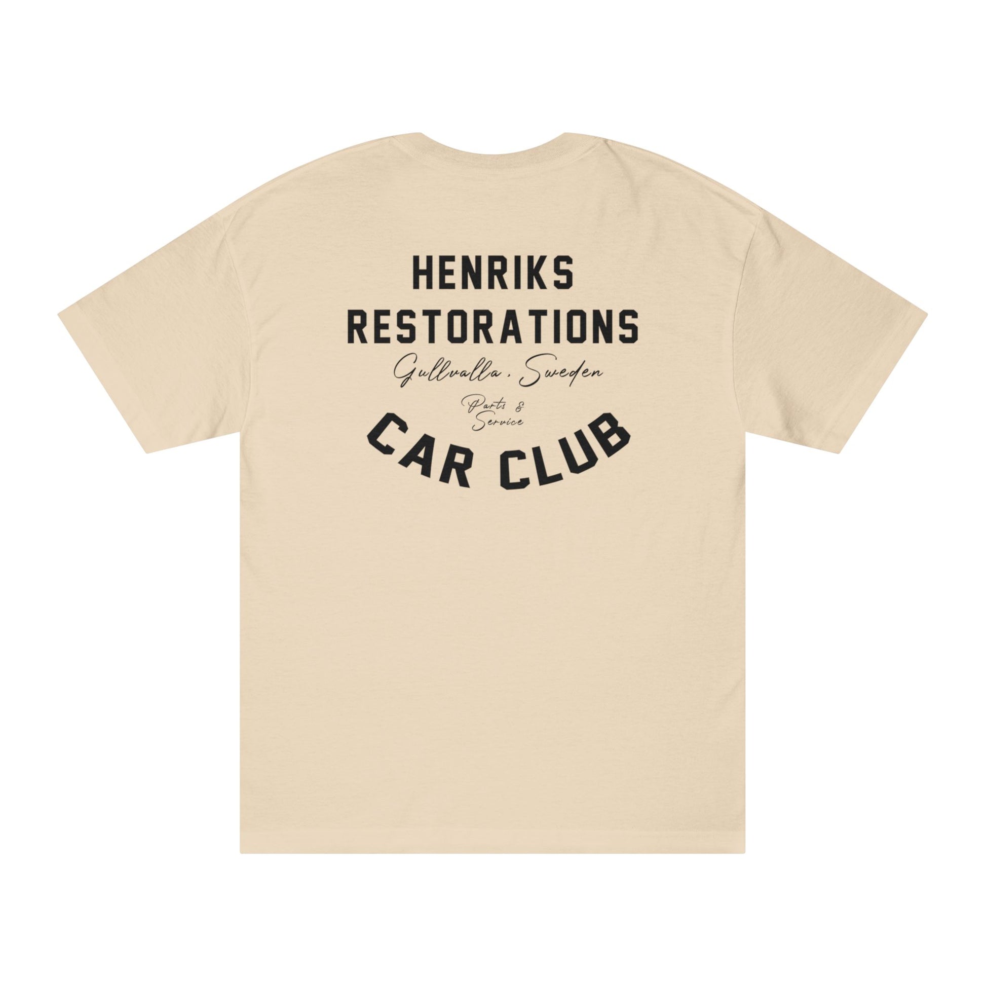 Car Club Unisex Classic Tee - Henriks Restorations Design
