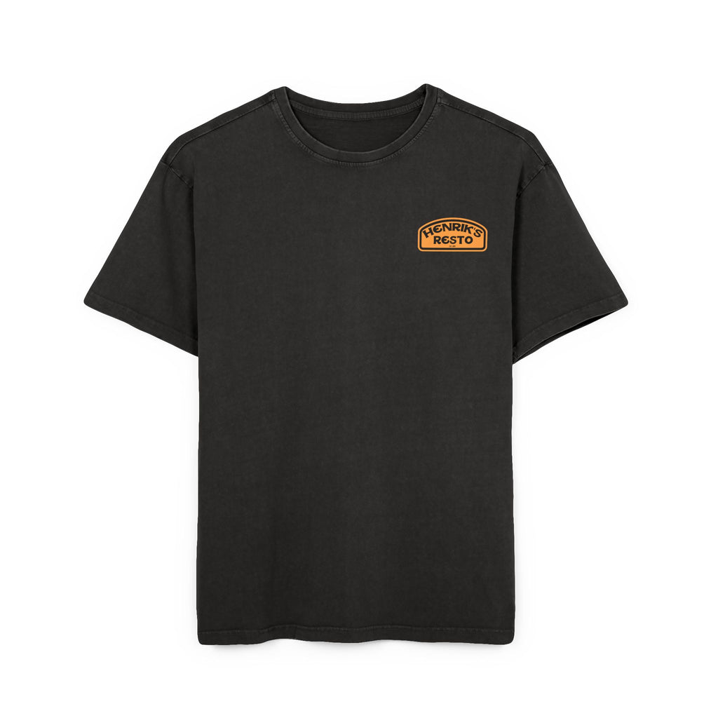 (EU) - Oversize Tee Men's Acid Washed 'Camel Trophy' Homage Shirt