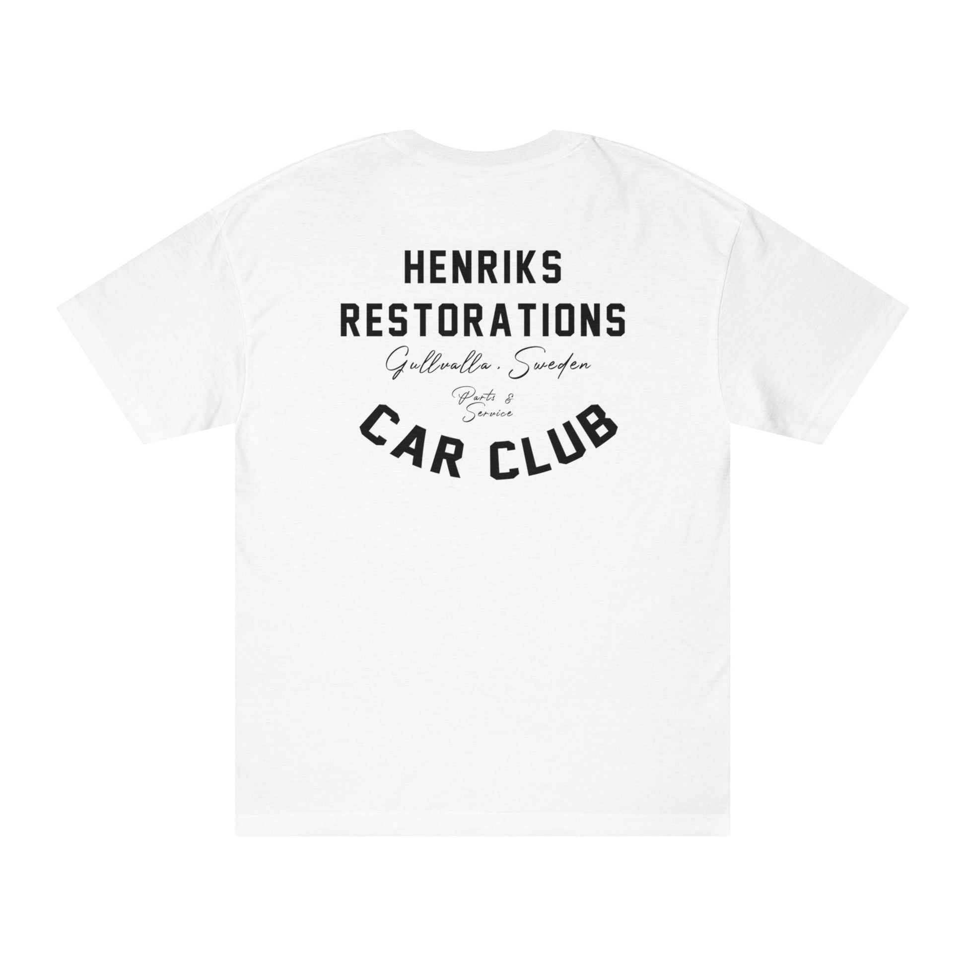 Car Club Unisex Classic Tee - Henriks Restorations Design